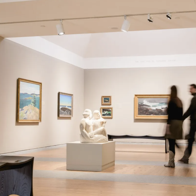 The Portland Museum of Art, or PMA, is the largest and oldest public art institution Maine.