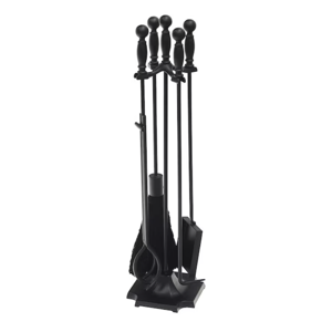 Minuteman International 5-Piece Iron Fireplace Tool Set