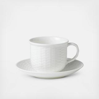 Nantucket Basket Teacup & Saucer