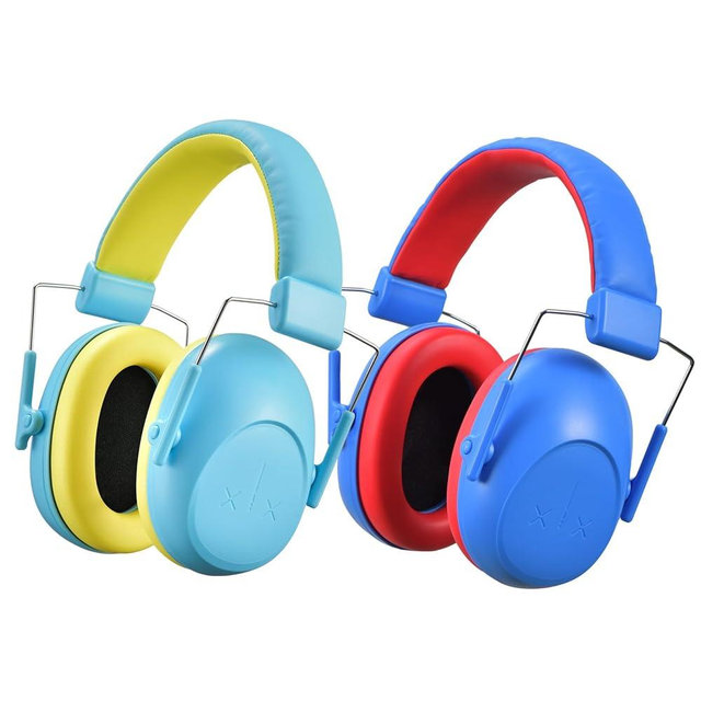 Onhear [2 Packs] SNR 29dB Noise Cancelling Headphones for Kids, Foldable & Adjustable Kids Noise Cancelling Ear Muffs, Kid Ear Protection for Noise Reduction/Autism, Ear Protection Accessories