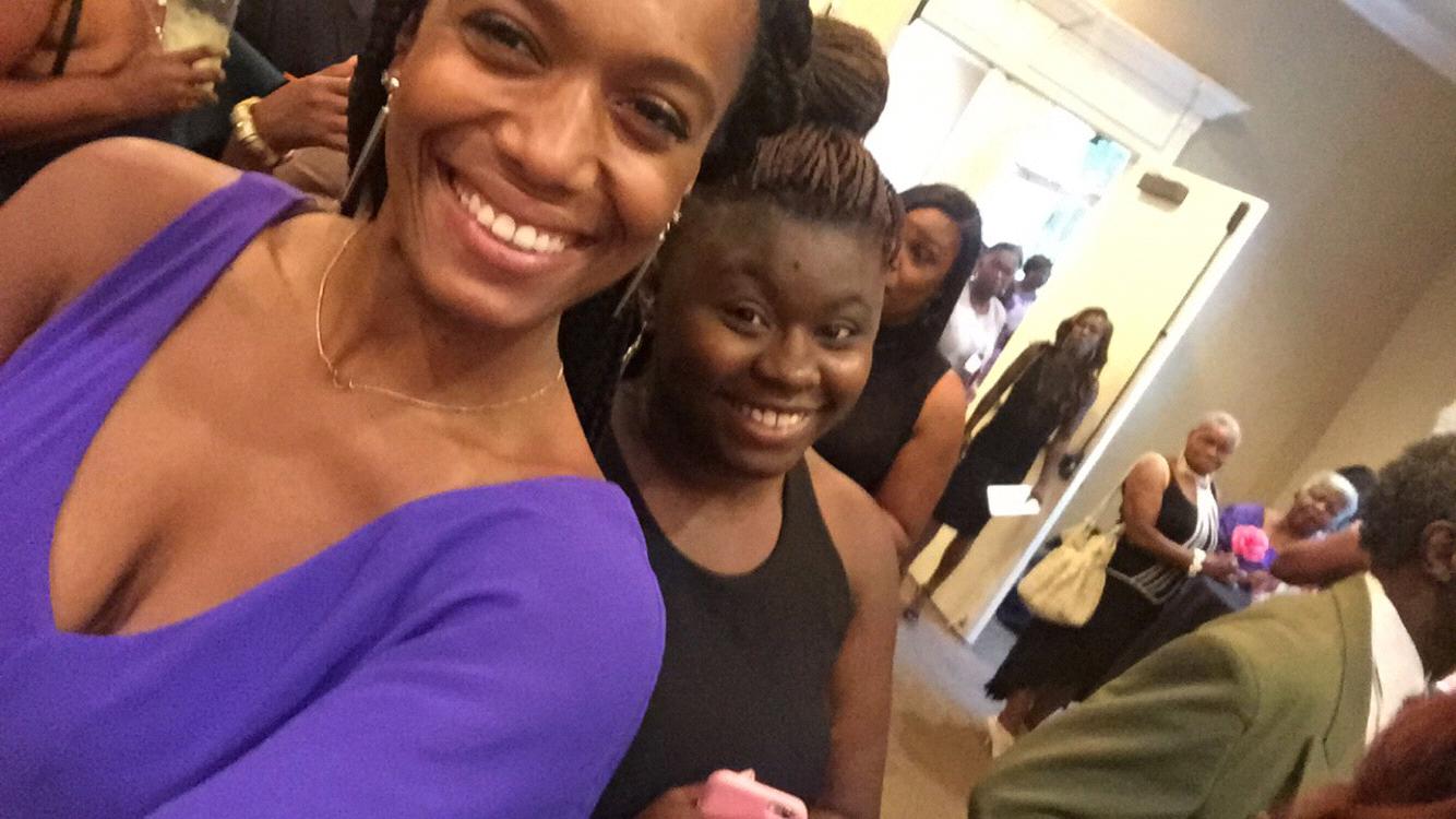 Denise & Tomecia at Uncle Terrion’s Wedding Ceremony