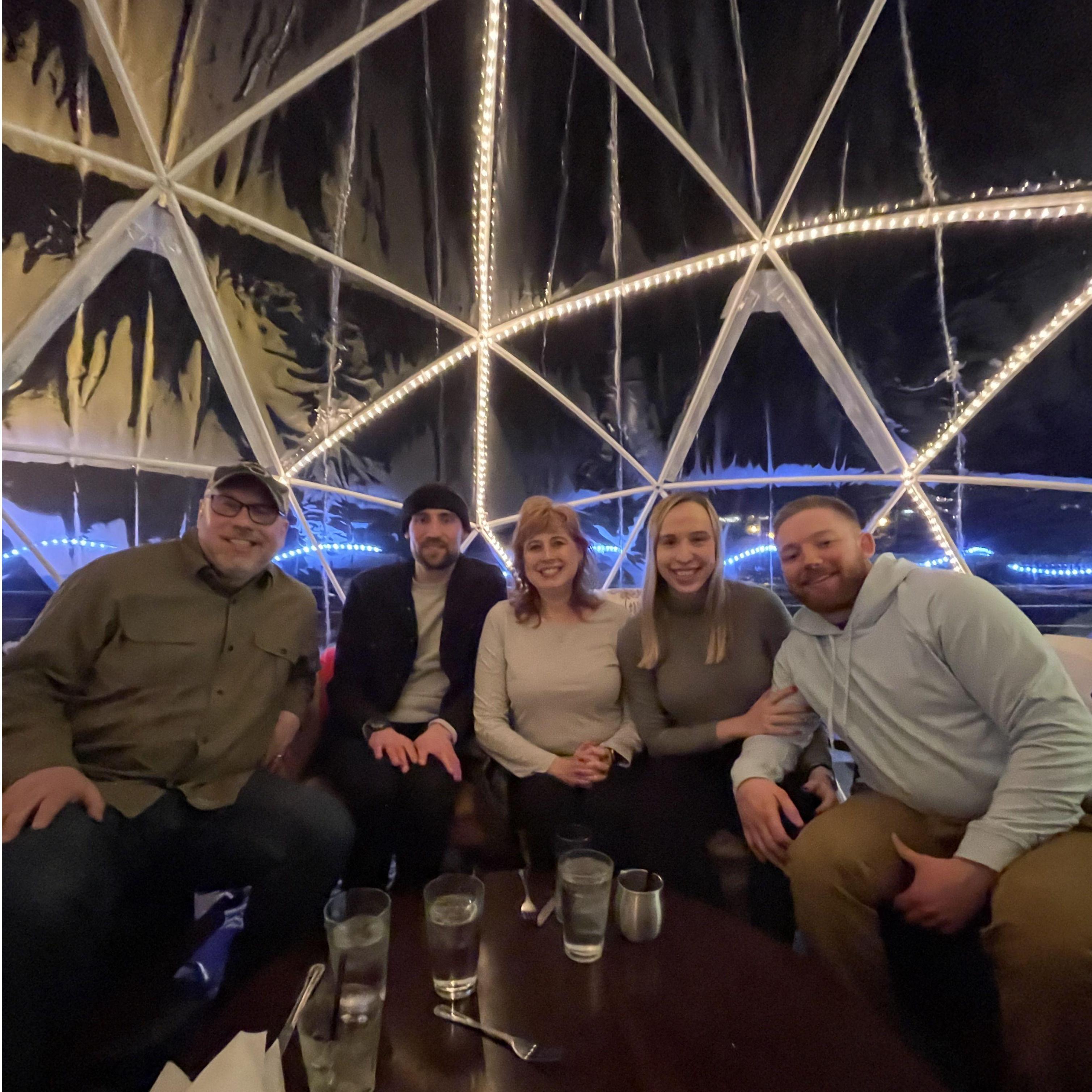 Madison's birthday dinner