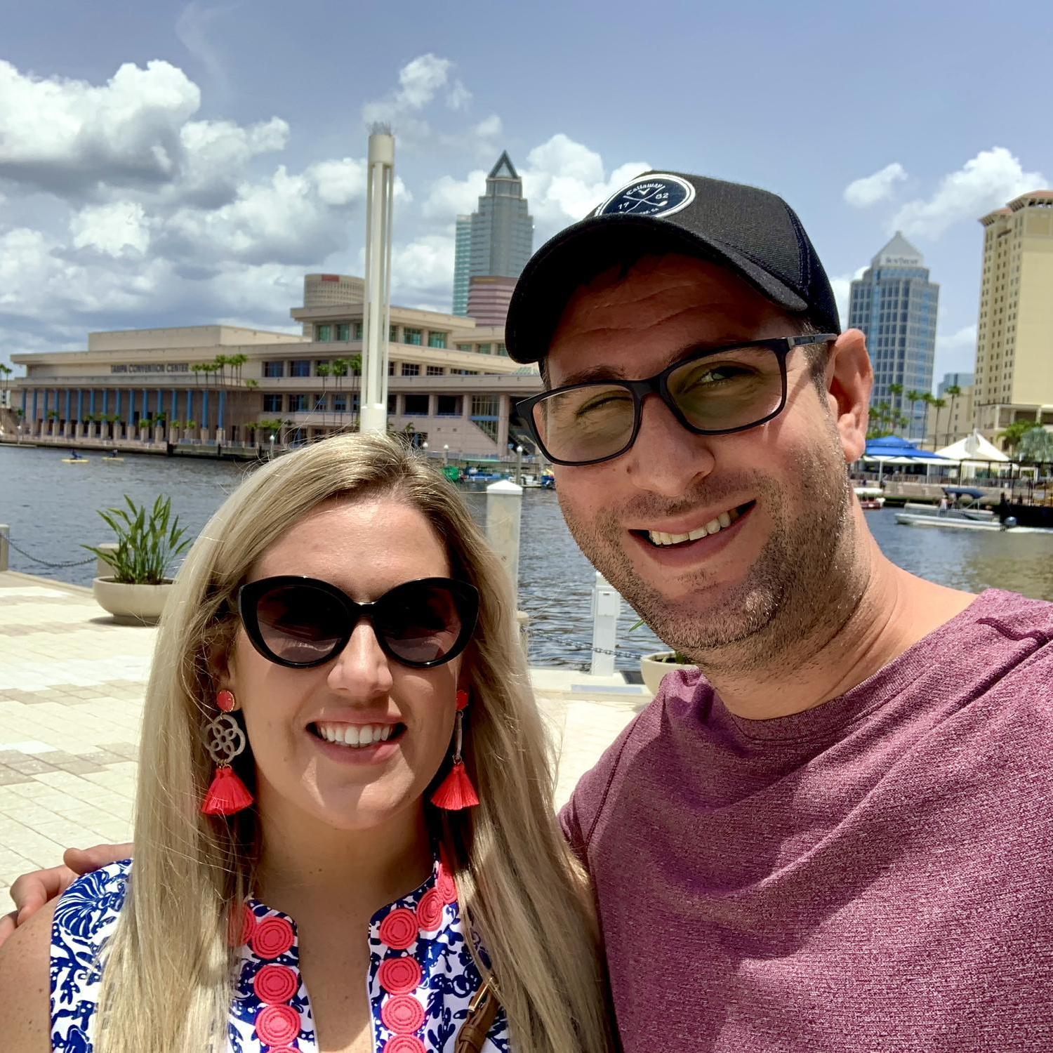 Our first weekend away to Tampa in June 2020