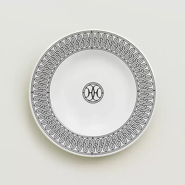 H Deco soup plate