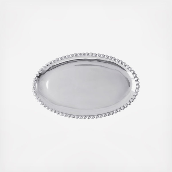 Mariposa Pearled Oval Platter - Thumbnail 3