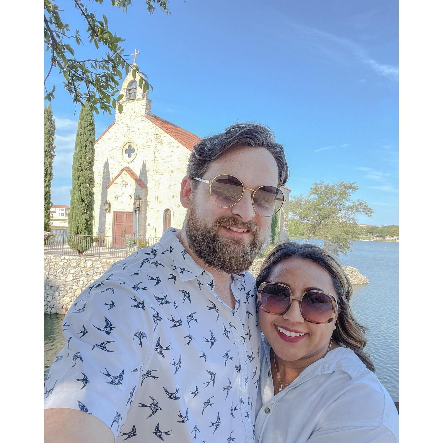 My favorite selfie. Tyler would later go on to propose at that same location.