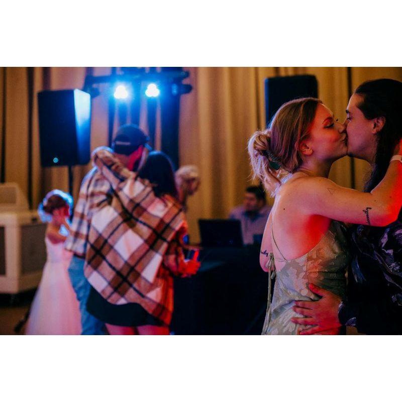 Candid from Foster's wedding