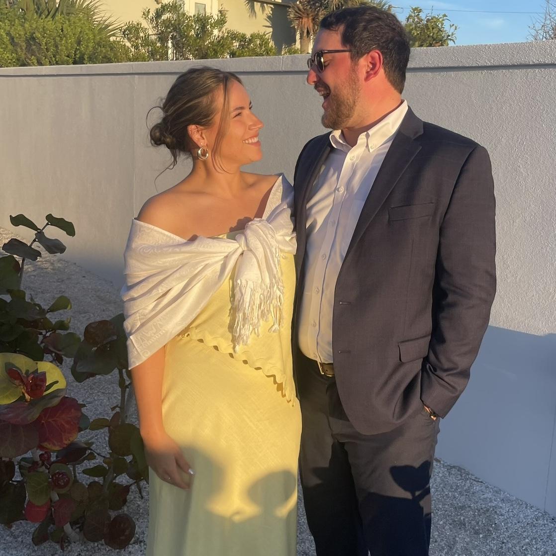 At the Wolf's wedding in St. Augustine!