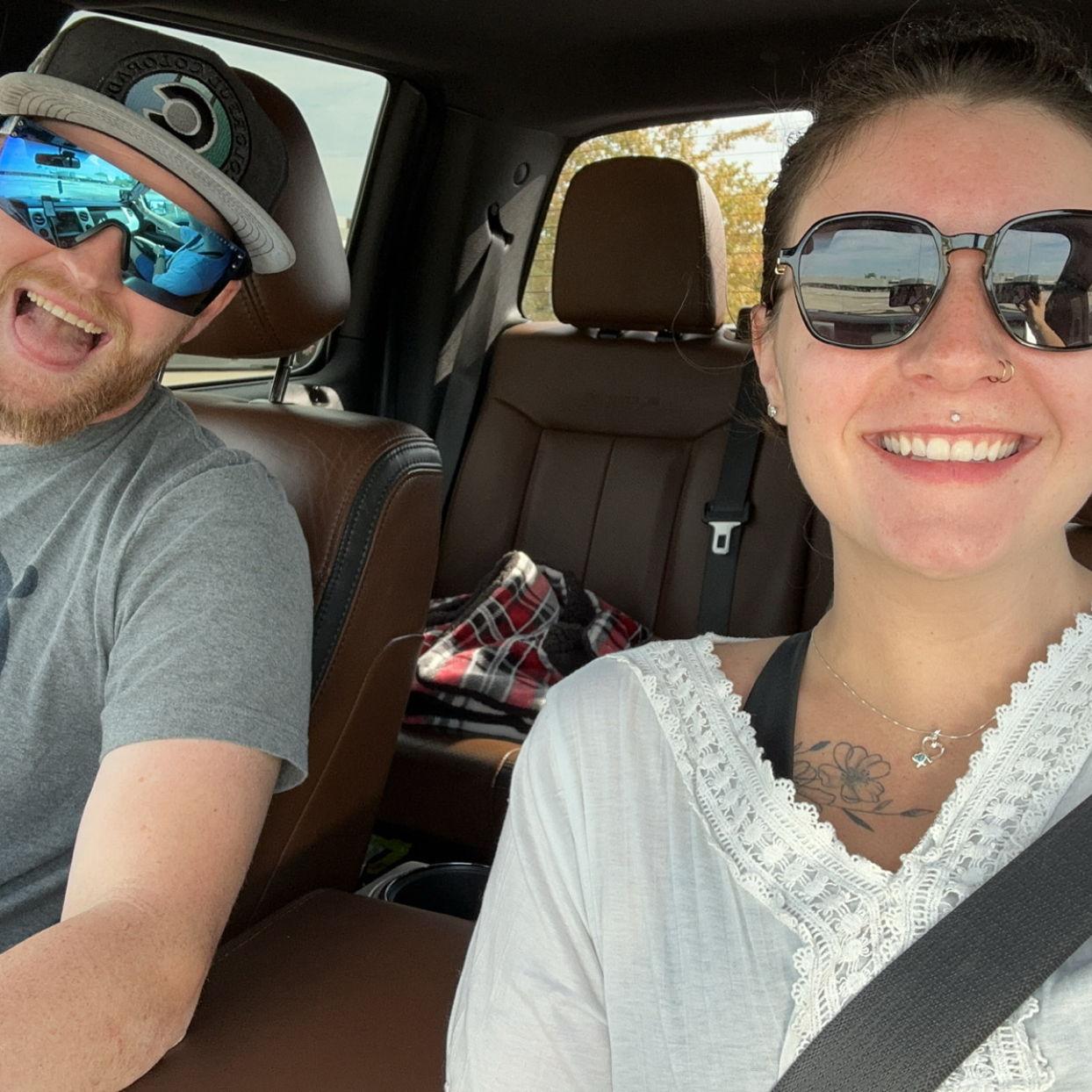Our first road trip together; where we started 'officially' dating!