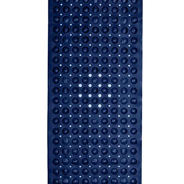 ENKOSI Bath Mat - Large Non Slip Bathtub & Shower Mat - Extra Long 40 x 16 Inch Bathroom Mats for Tub Nonslip Anti Slip Bathmats (40x16 Navy 1-Pack)