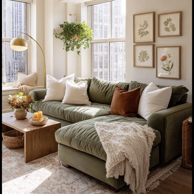 New couch and Living room Update