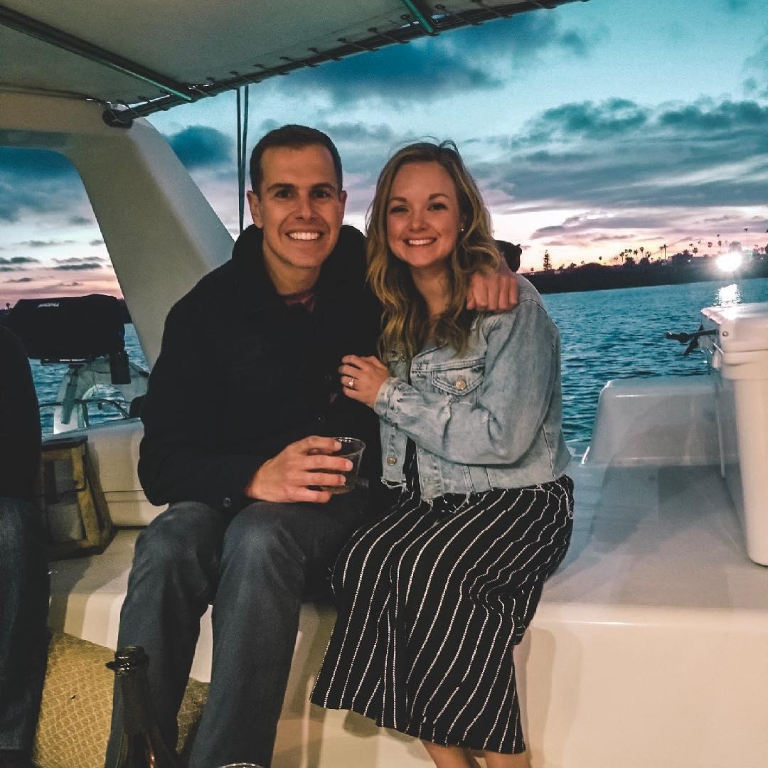 After James popped the question!