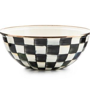 Courtly Check Enamel Everyday Bowl Medium