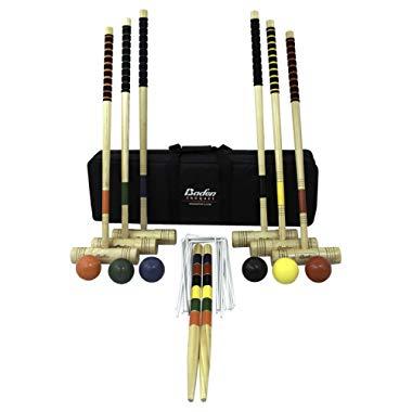 Baden 6-Player Champions Croquet Set with Soft Grip Handles