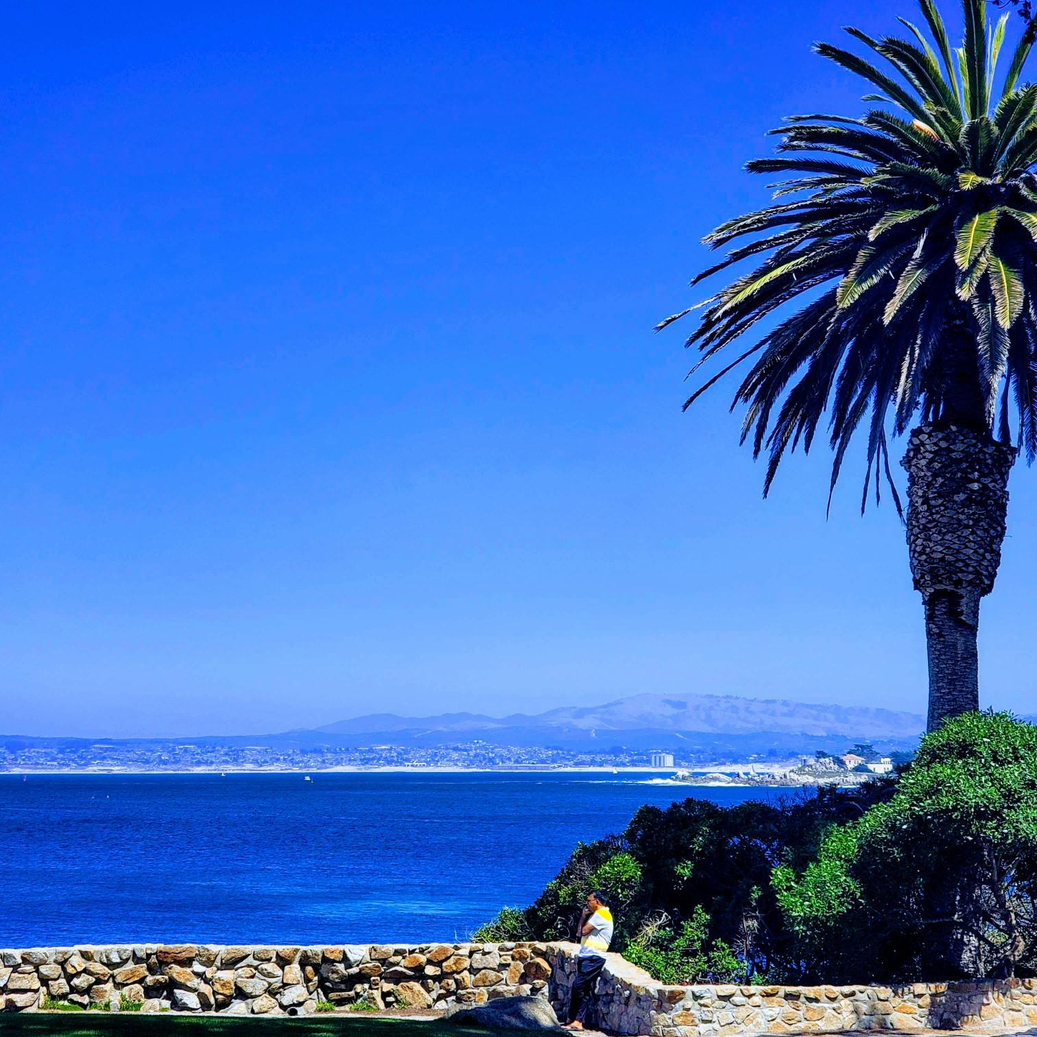 Our first stop on our engagement getaway! Lover's Point, Pacific Grove, CA.