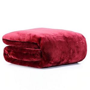 VelvetLoft® Plush Throw Blanket in Claret