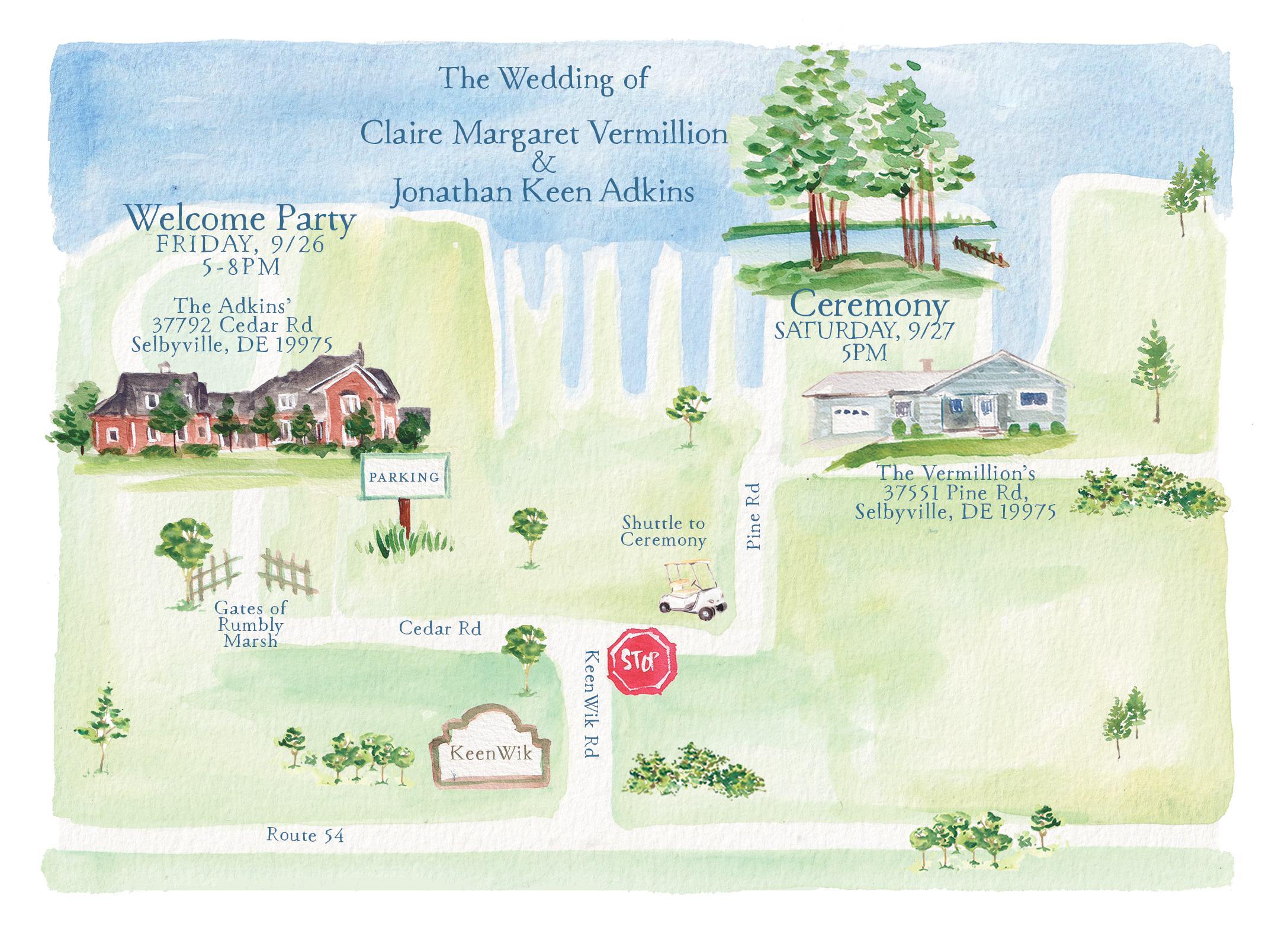 The Wedding Website of Jonathan Adkins and Claire Vermillion