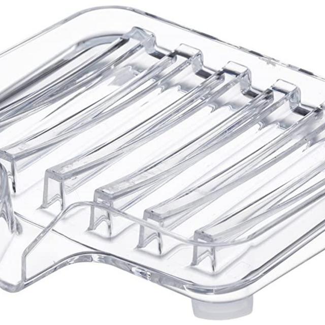 Yamazaki Home Spout Self-Draining Soap Tray-Sink Counter Holder Dish, One Size, Clear