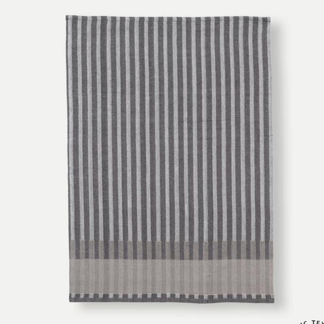 Grain Jacquard Tea Towel - GREY