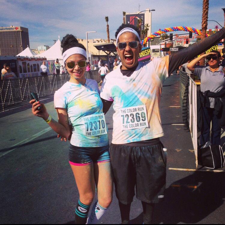 Our first and last 5K run!
