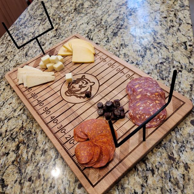 Football Field Charcuterie Board