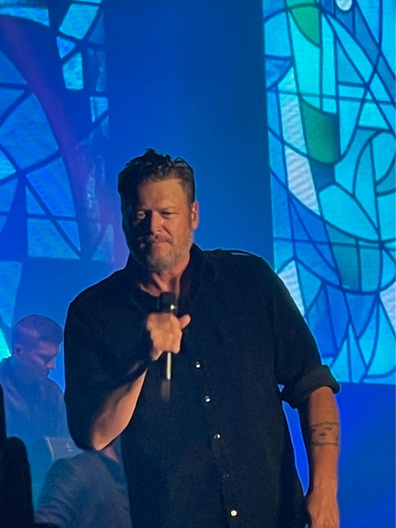 Our first concert - Blake Shelton!