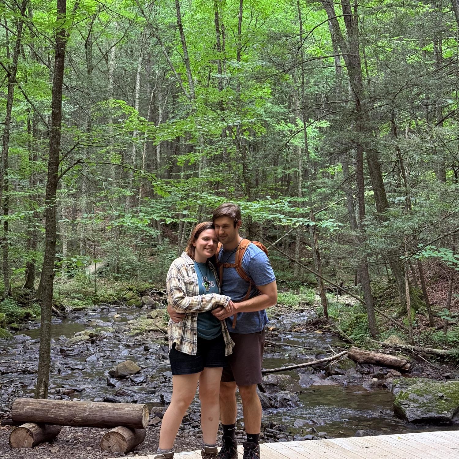 Got to go to Worlds End which was absolutely beautiful! David had to carry Kaylinn through the woods for part of it and Nick and Andrew helped with the wheelchair during that part!