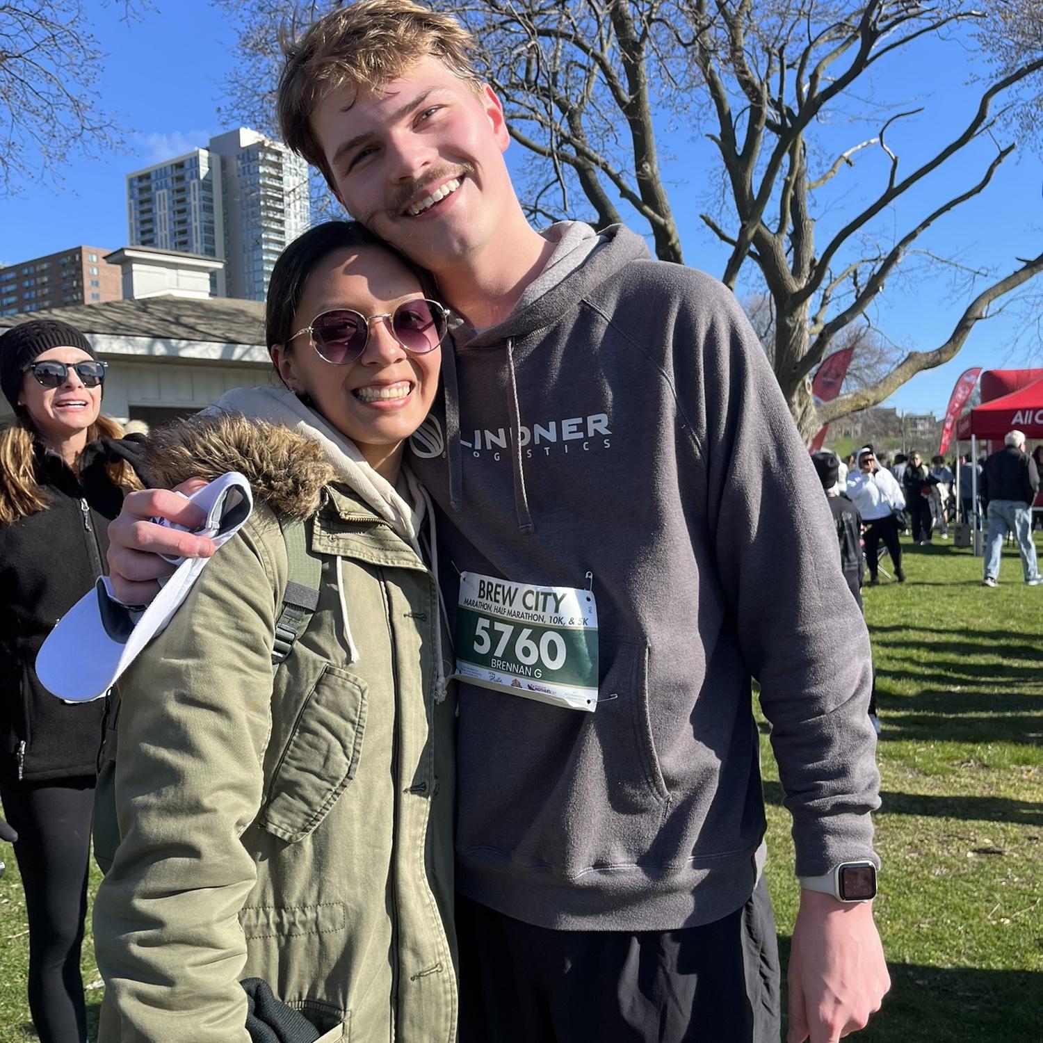 Daisy is Brennan’s #1 supporter!
