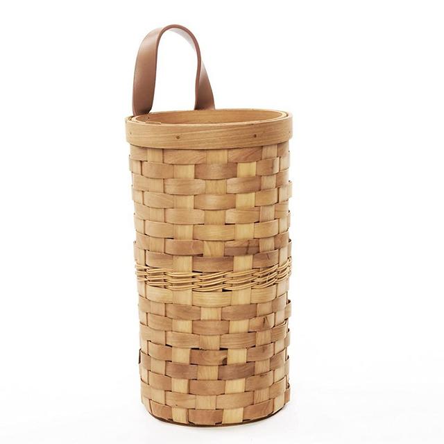 Plastic Bag Dispenser Baskets (Natural Honey)