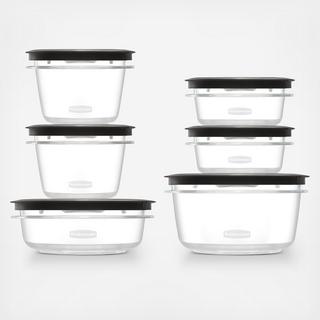 Premier Easy Find Lids Food Storage Containers, 12 piece