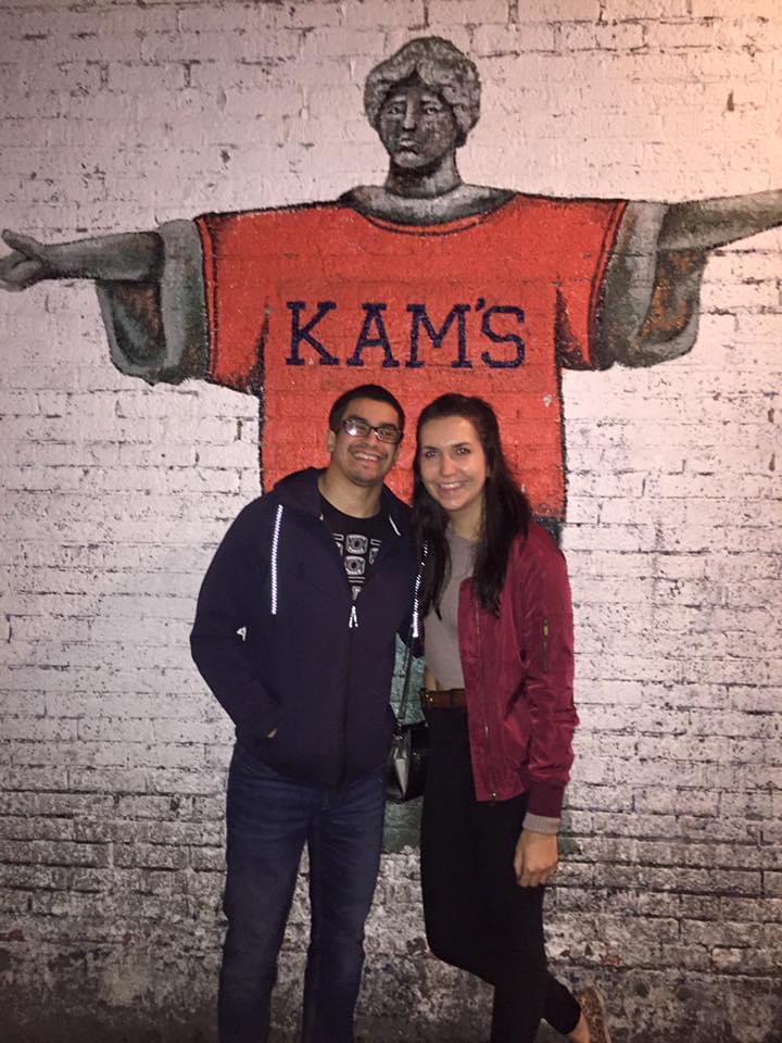 Our first photo together!
