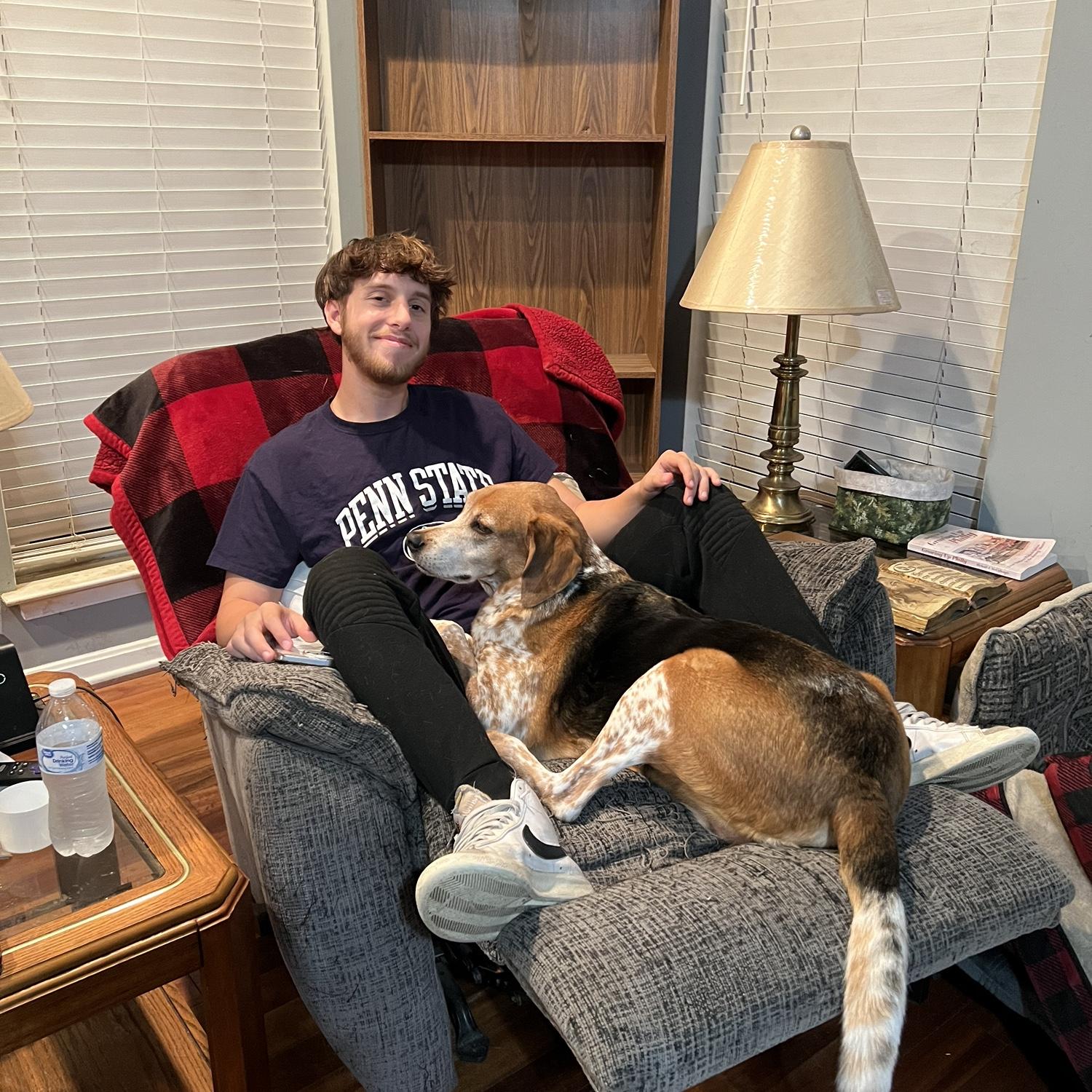 Zeke and Heather's dog Bandit