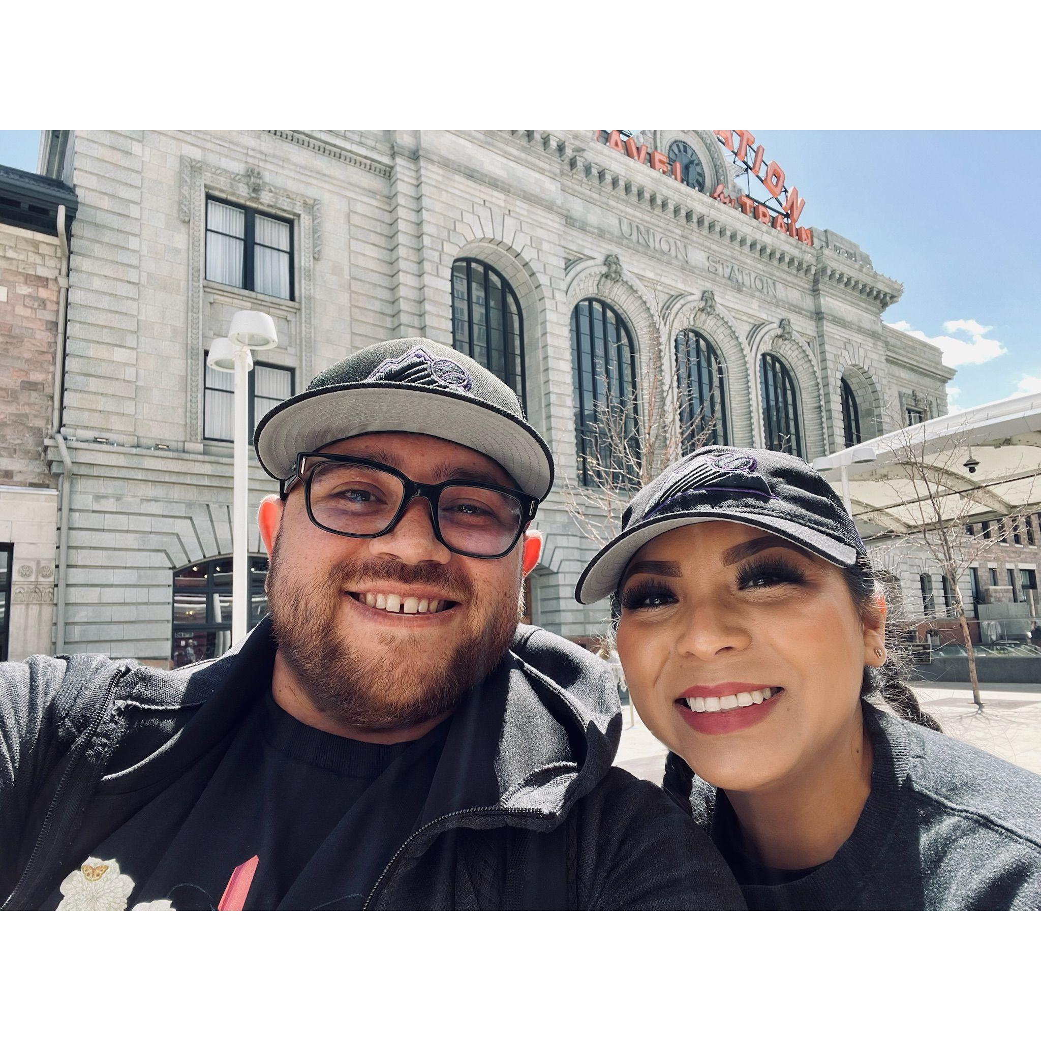 Excited to adventure around, ask Jenny about that bus ride.  Denver, CO
