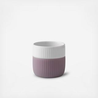 Fluted Contrast Espresso Mug