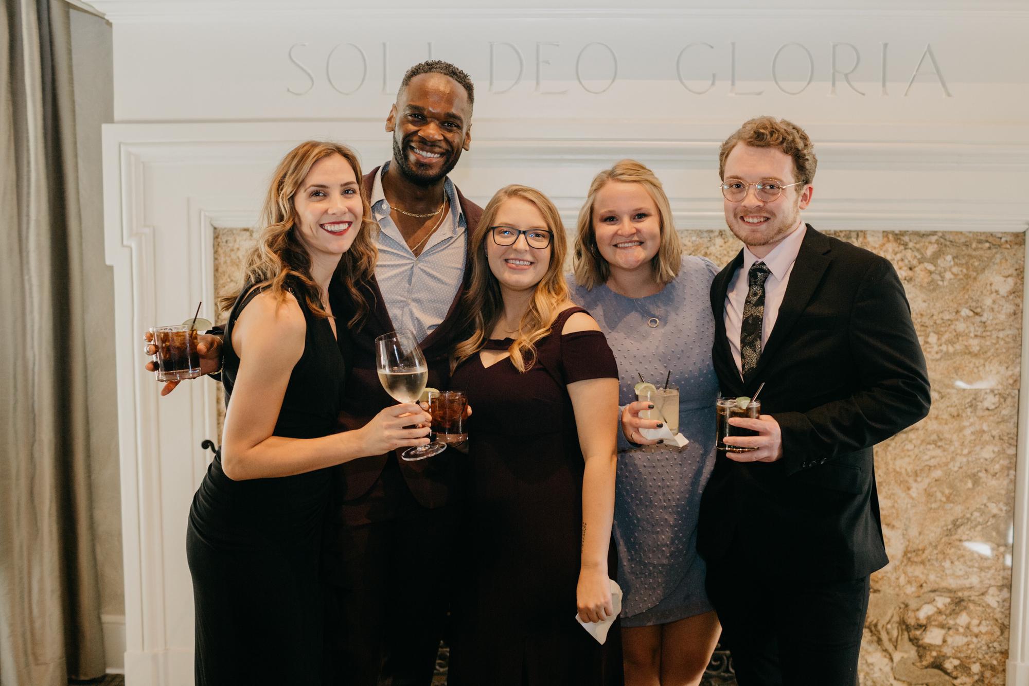 Another photo from Lizzie’s wedding with Northern, Chelsea, and Melaina