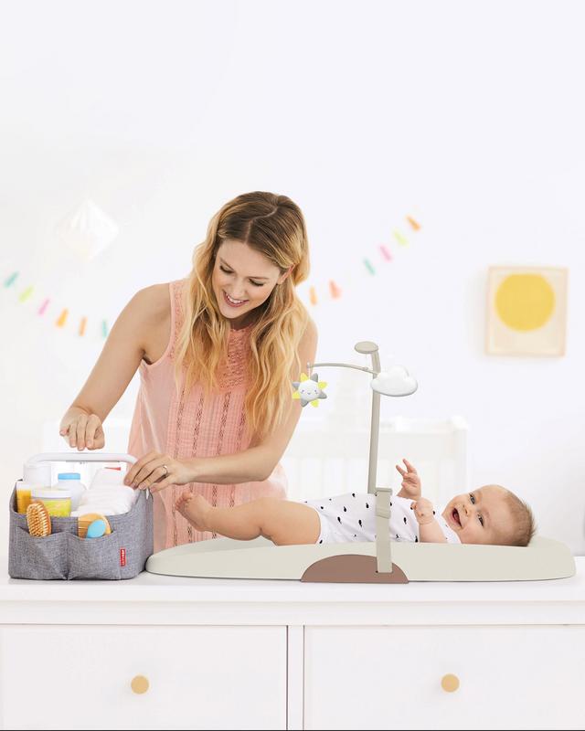 Nursery Style Wipe-Clean Changing Pad (18 in) - Oat