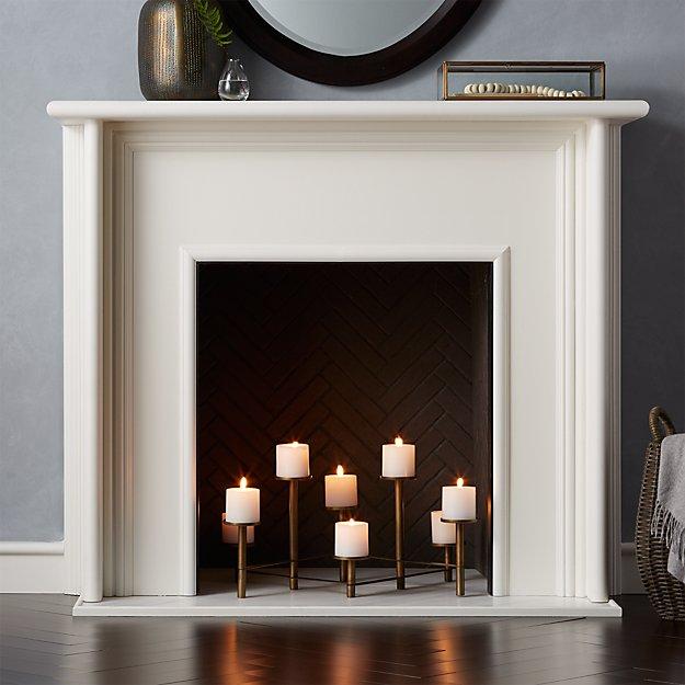 Brass Fireplace Candelabra