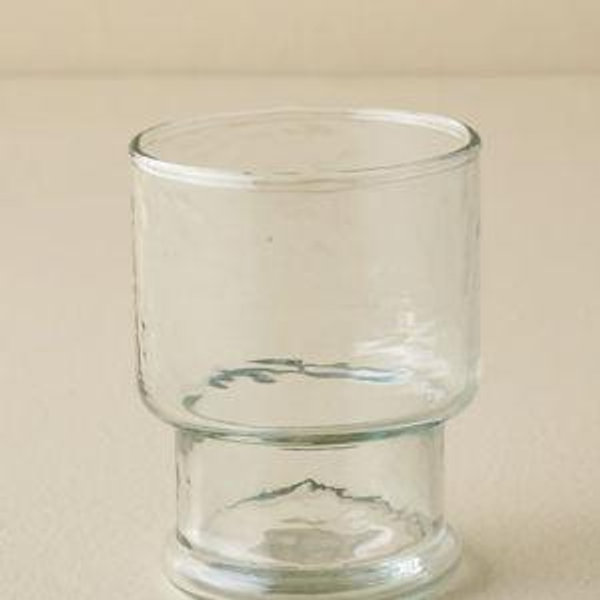 Rustic Glass Stacking Tumbler Size Small