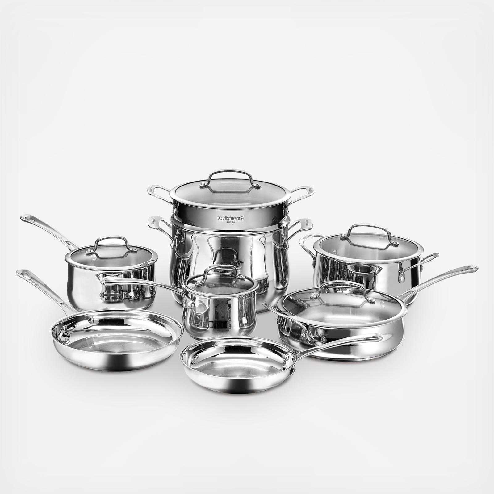 Cuisinart, French Classic Tri-Ply 13-Piece Cookware Set - Zola