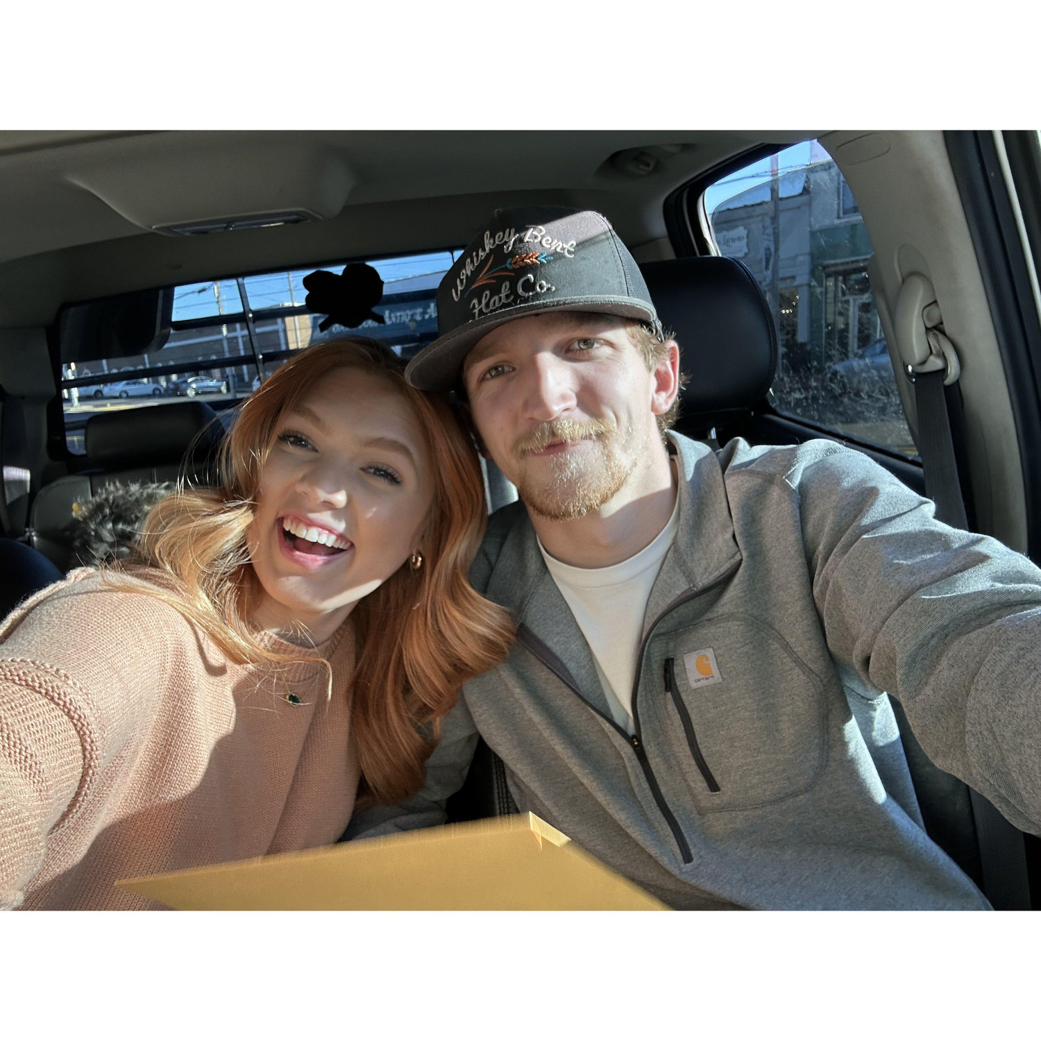 The day we purchased our first home!