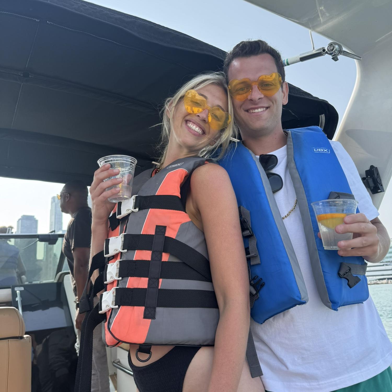 Janelle’s annual birthday boat day on Lake Michigan!
