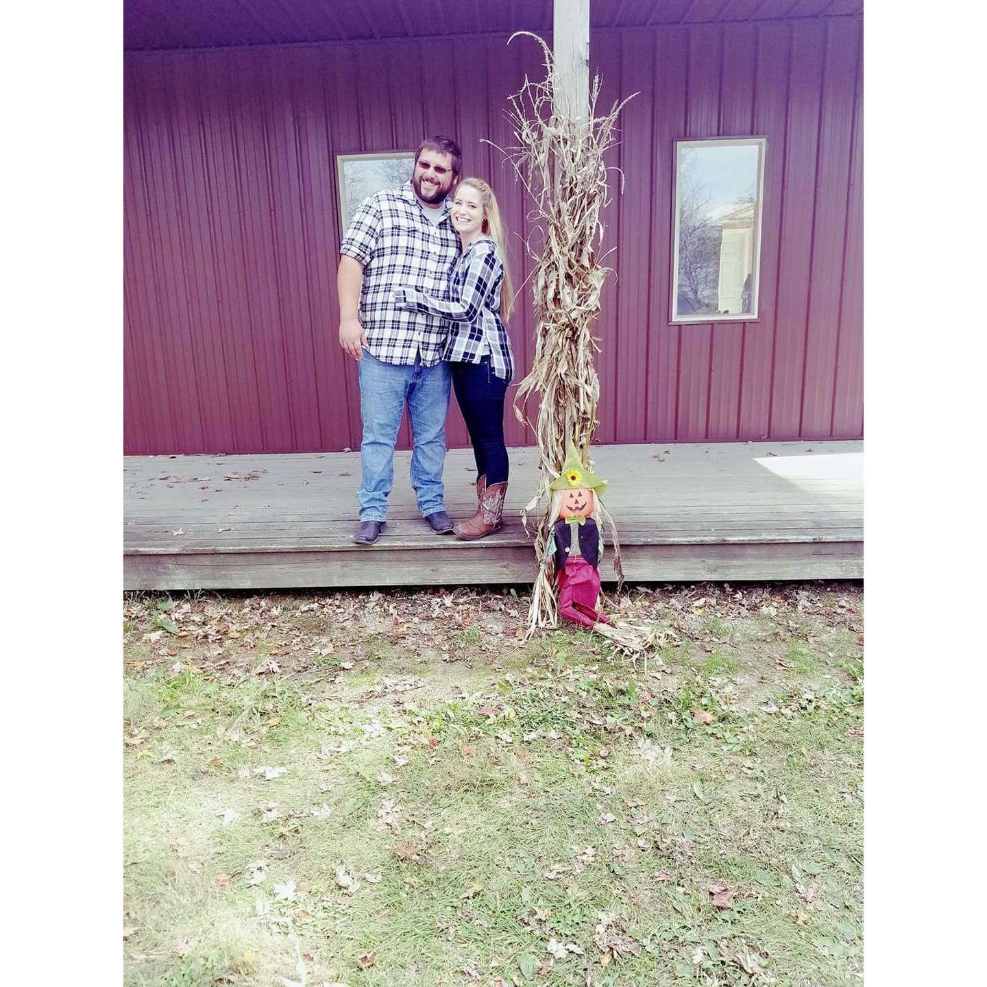 First Pumpkin Patch Photo