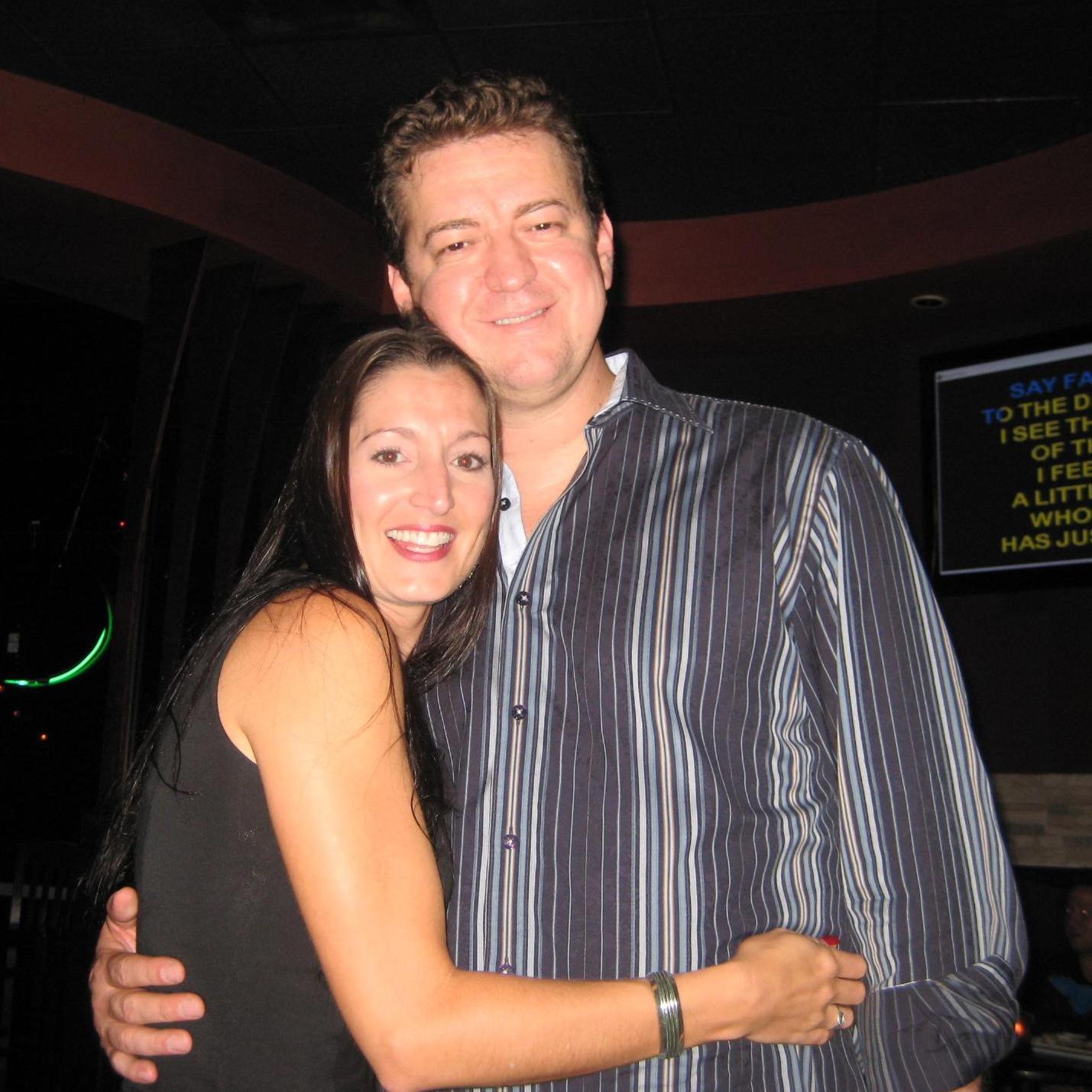 September 2010, about a year after we met, but were still just friends.