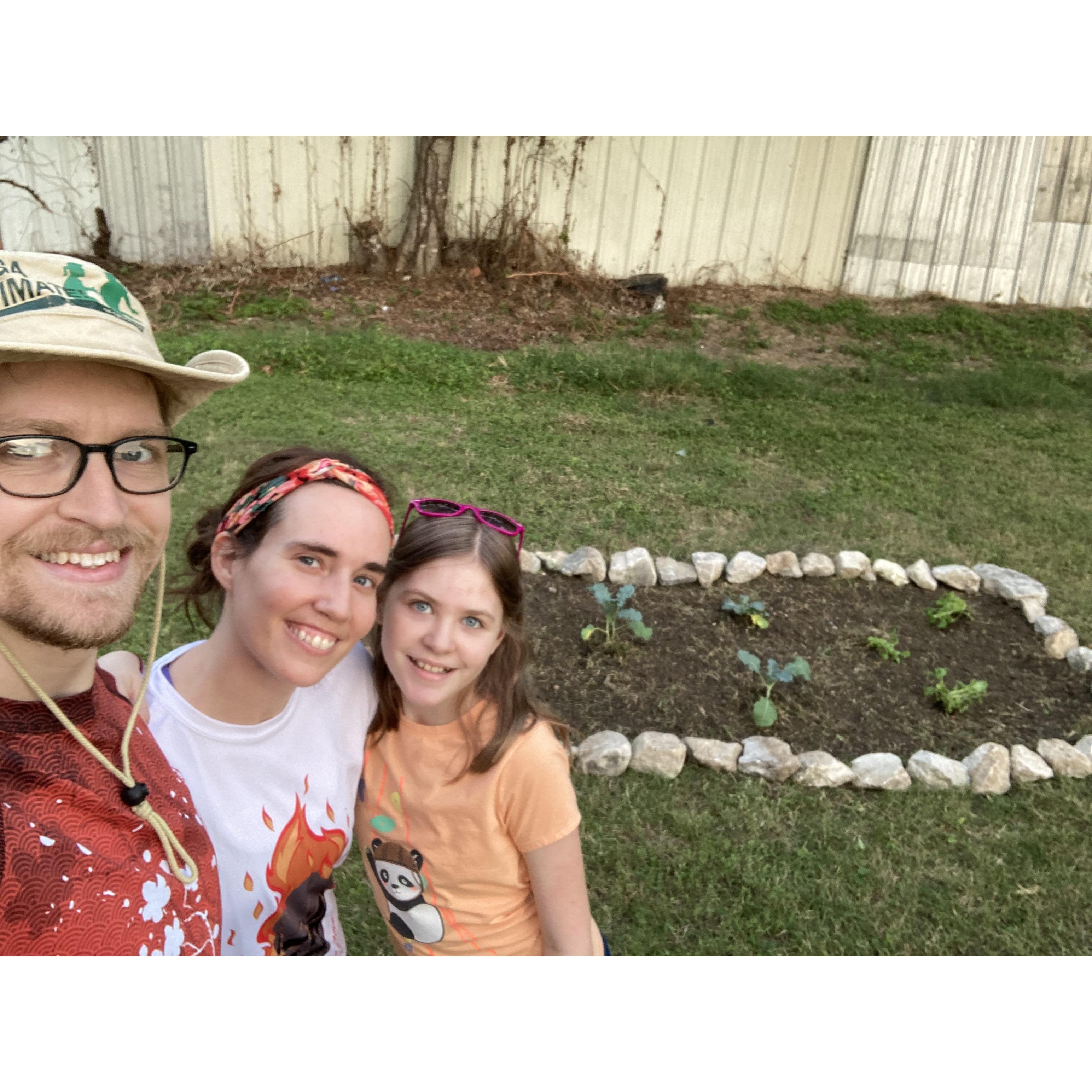 Our first garden together on our land!