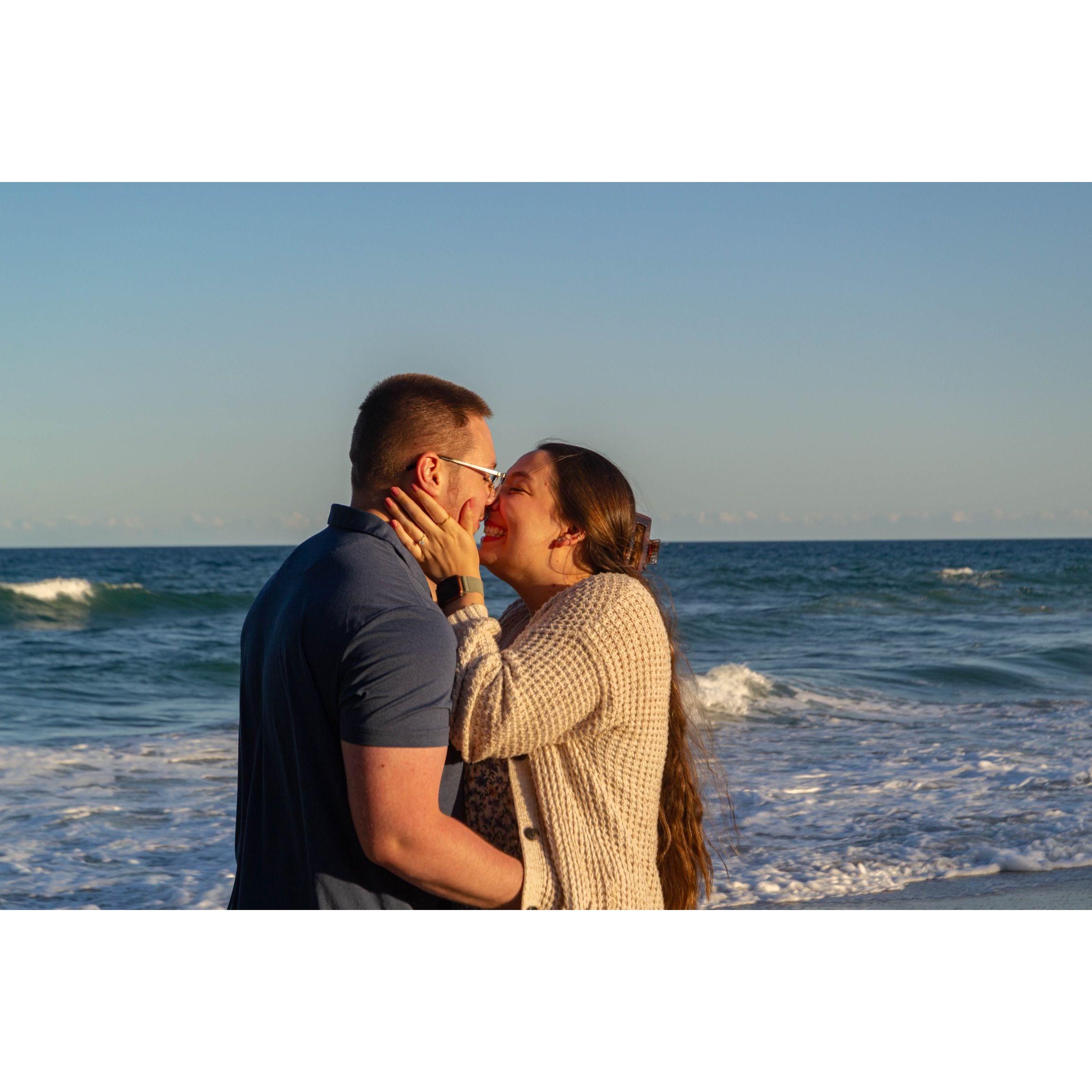 The following month, Abby's family came into town to visit and meet Logan. As they pulled into the parking lot of Abby's apartment, Abby's dad asked her mom, "what if this guy is the one"...