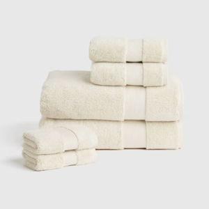 Turkish Ultra Luxe Plush Bath Towel Bundle in Ivory