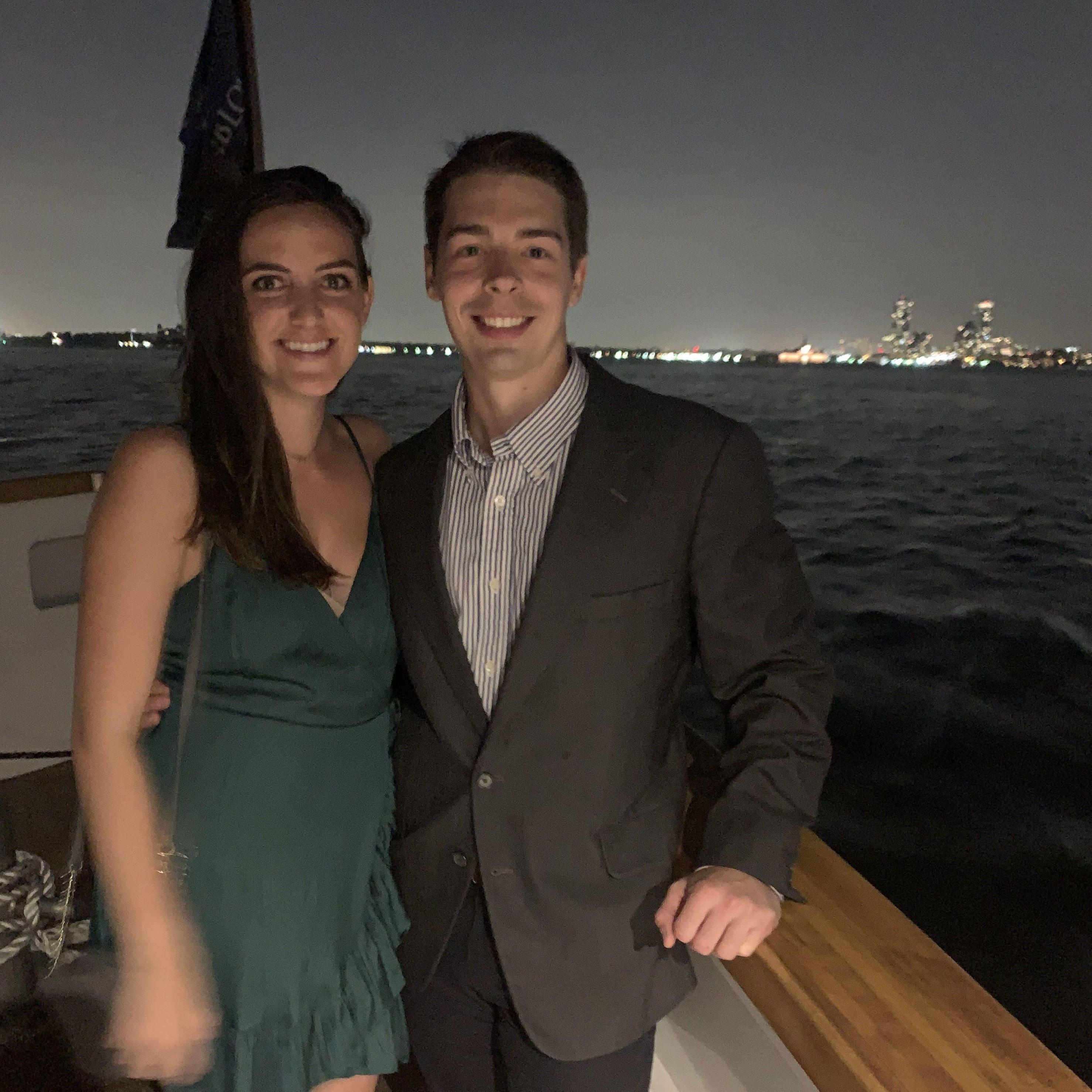 September 28th, 2019: Maddy's brother's engagement party where Erich met every single one of Maddy's friends and family in a single swoop.