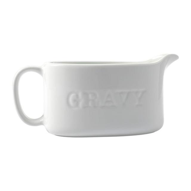 Our Table™ Simply White Words Gravy Boat