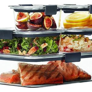 Rubbermaid Brilliance Food Storage Container, Clear, 10-Piece Set 1976520