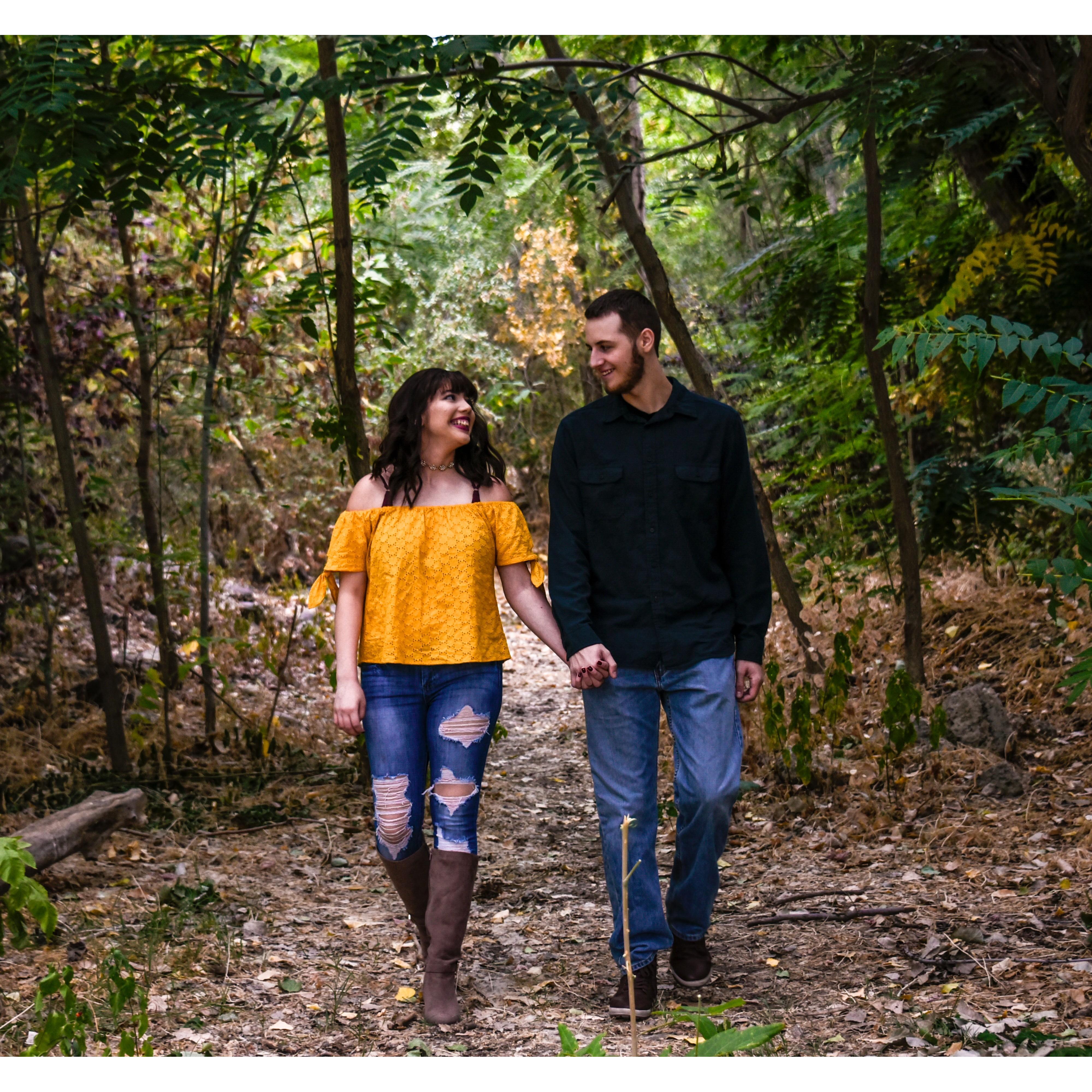 walking into our future together!